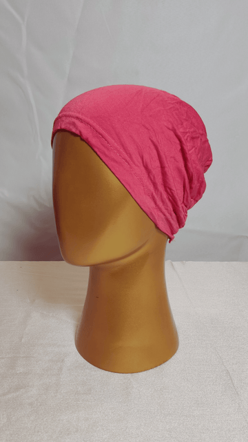 Plain Elastic Cap - Blush Pink